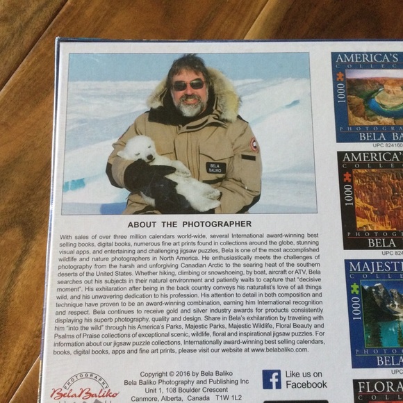 New Factory Sealed Majestic Parks Banff National Park Puzzle by Bela Baliko - Picture 4 of 4